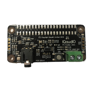 IQAUDIO PI-CODEC ZERO AUDIO HAT