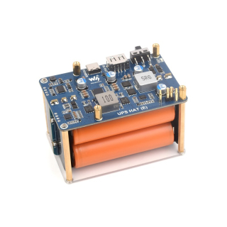 HAT SAI/UPS PARA RASPBERRY PI CON CARGA RAPIDA BIDIRECCIONAL - 5V 6A